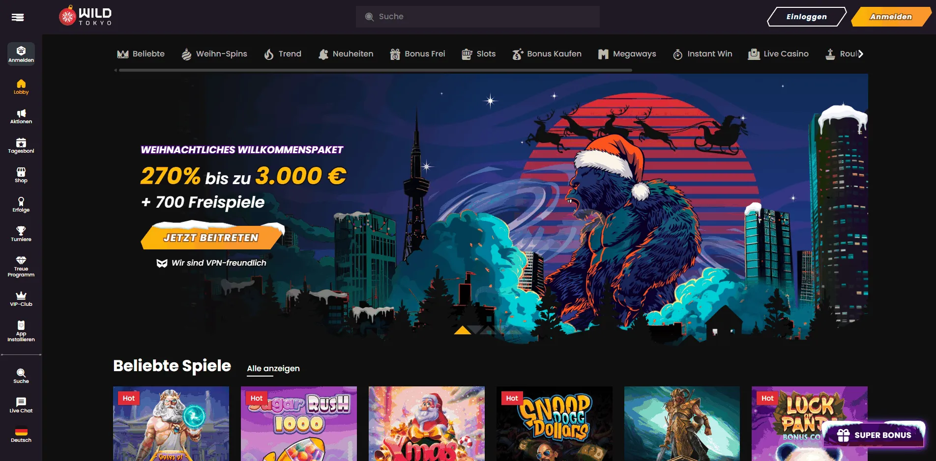 Wild Tokyo Online Casino