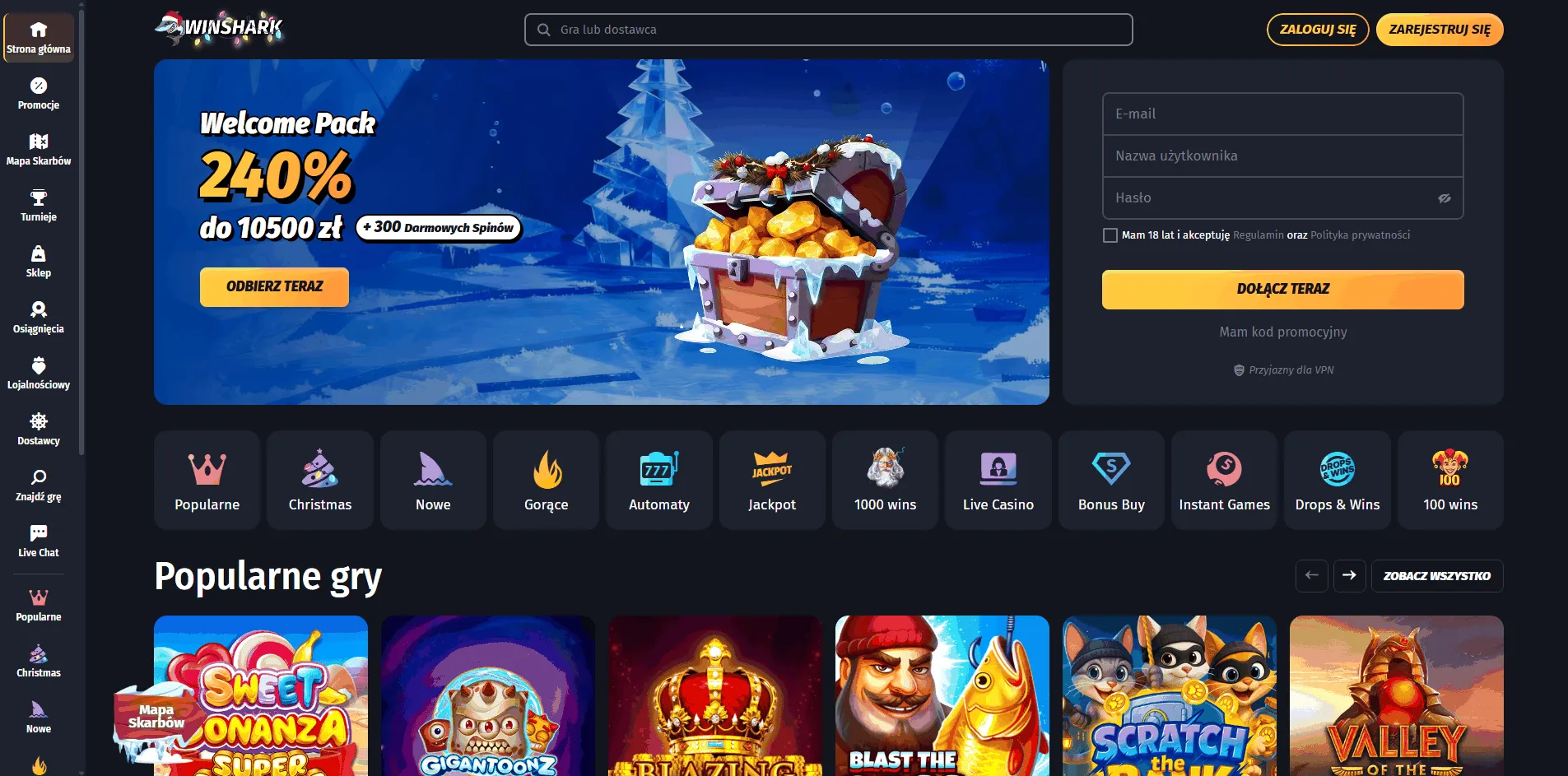 WinShark Online Casino